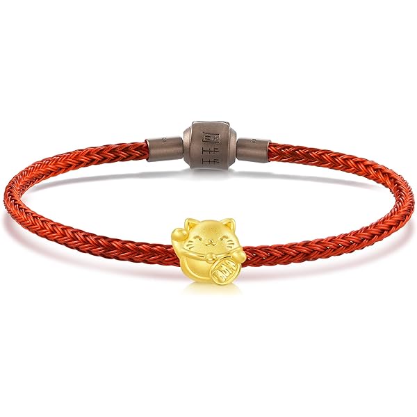 Amazon.com: CHOW SANG SANG 999 24K Solid Gold Lucky Cat Daruma
