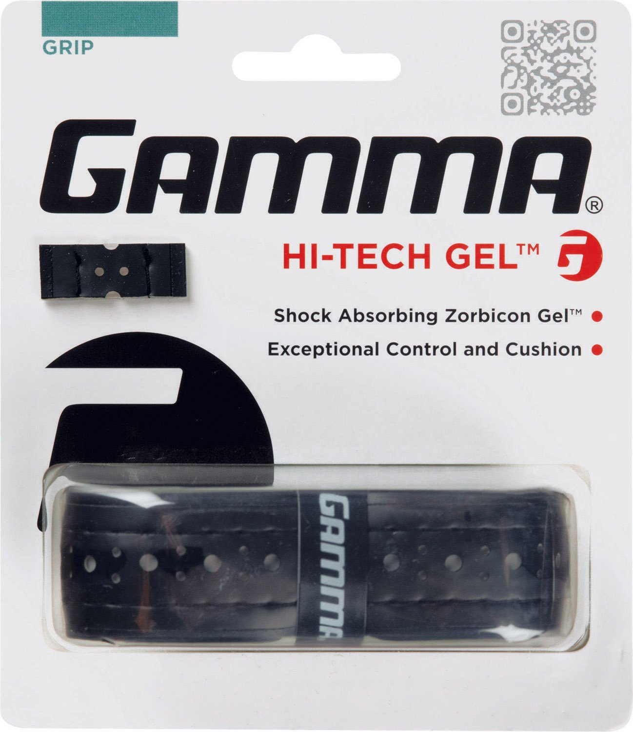 GAMMA Hi-Tech Gel Replacement Grip, Black