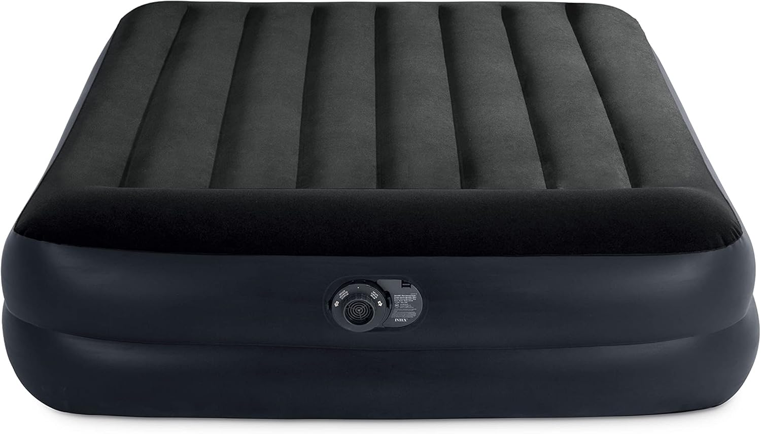 Intex Dura-Beam Standard Series Pillow Rest Raised Airbed w/Built-in Pillow & Internal Electric Pump, Queen: Sports & Outdoors