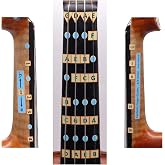 Fantastic Finger Guide for Violins Adult Beginner | Stringed Musical Instruments | Fingerboard and Fretboard Stickers for Learning All Notes | Play or Fiddle, 4/4-Size