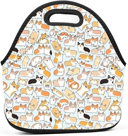 corgi lunch bag
