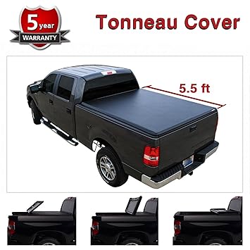 Ford F 150 Supercrew Cab 5 5 Short Bed 2001 2003 Soft Tri Fold Tonneau Cover