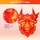 ERYONE Matte PLA Filament 1.75mm 1kg Gradient Maple Leaf Red Yellow view 4