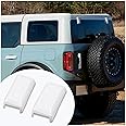 sukemichi Tailgate Hinge Cover Rear Upper Glass Door Liftgate Hinge Cover Trim for Ford Bronco Accessories 2021 2022 2023 2024 2025 2 Door 4 Door,White