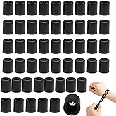 ArrErr 50 Pack Cloth Wristbands Locks Loop Clasp Rainbow Ribbon Stopper Stops Pastic Barrel Closure Fastener for Cloth Event Wristband Satin Ribbon Wrist Band Silk Satin Rolls Velvet Ribbons