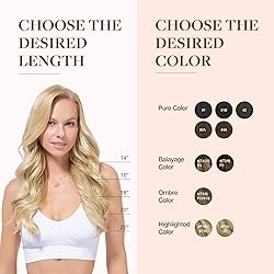 GOO GOO Clip in Hair Extensions Real Human