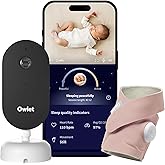 Owlet Dream Duo (3rd Gen) – Smart Baby Monitor with Sock & HD Video Cam, Tracks Pulse Rate, Oxygen Trends & Sleep, 2K HD Vide