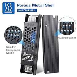 LED Driver 12V 60W 5A Slim LED Power Supply, AC