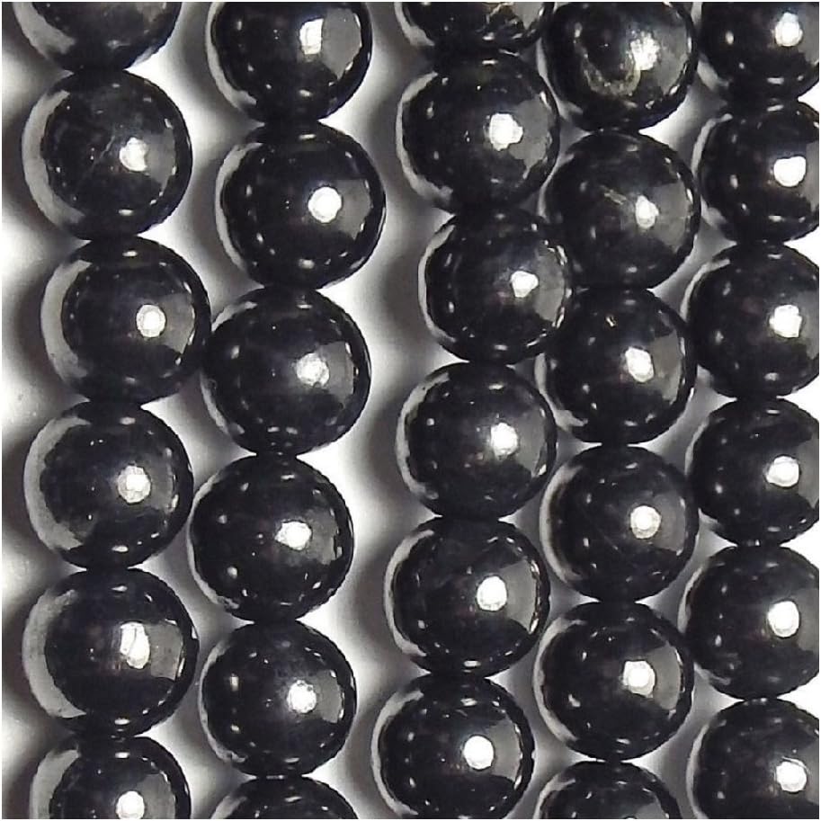 Karelian Heritage Regular Shungite Stone Beads Set of 50 Pcs. for Jewelry Making
