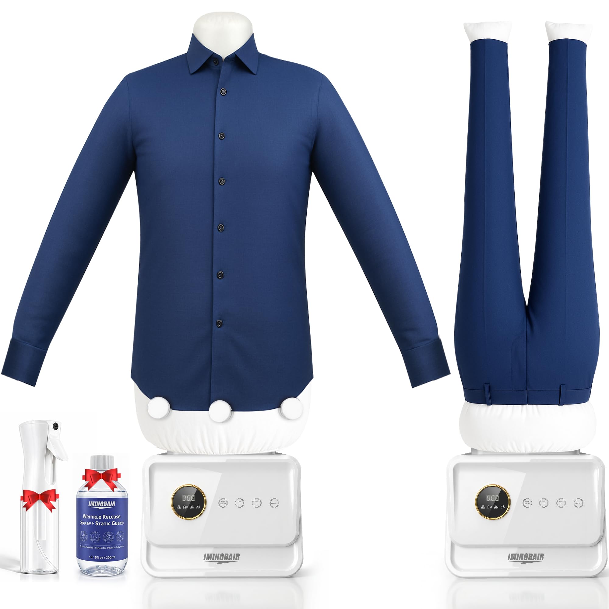 Photo 1 of Automatic Ironing Machine, Portable Hands-Free Wrinkle Remover for Shirts & Pants, Gentle on All Fabrics, Ironing Machine Perfect for Apartments & Business Travel