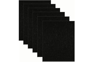 WECATION Pre-Cut Litter Box Filter Replacement for Van Ness, 6 Pack Carbon Odor Filters for Pureness F6 Zeloite Air Filter