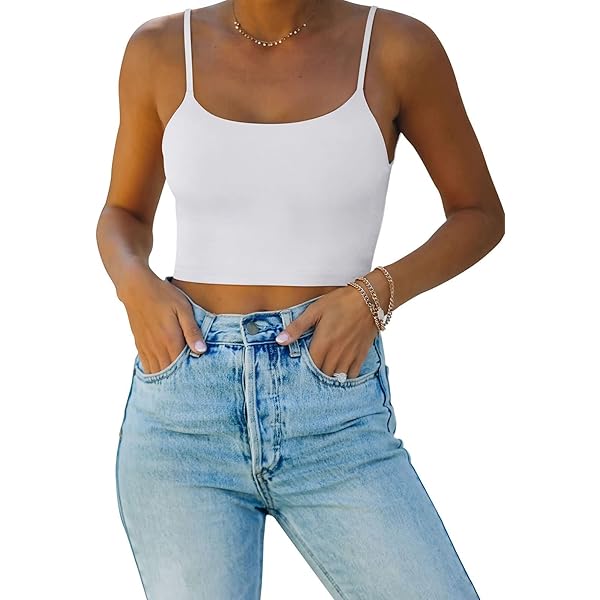 REORIA Women's Summer Sexy Basic Sleeveless Square Neck Fitted