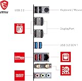 MSI B760M Gaming Plus WiFi Motherboard LGA1700 DDR5 mATX PCIe4.0 view 6