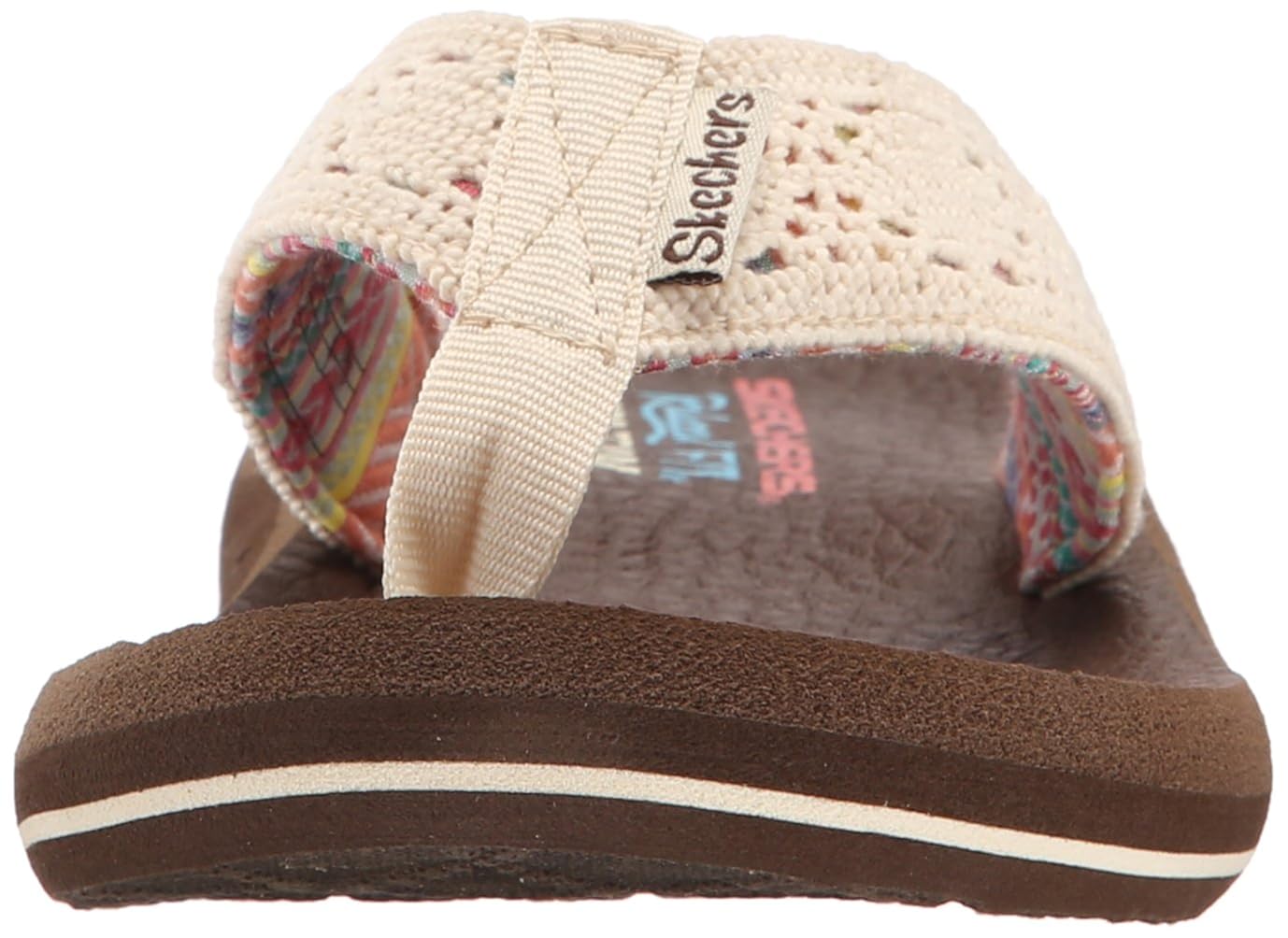 skechers women's cali asana flip flop sheos