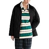 Orolay Women's Oversized Lightweight Down Jacket Zip Up Barn Quilted Puffer Coat Casual Outerwear with Pockets