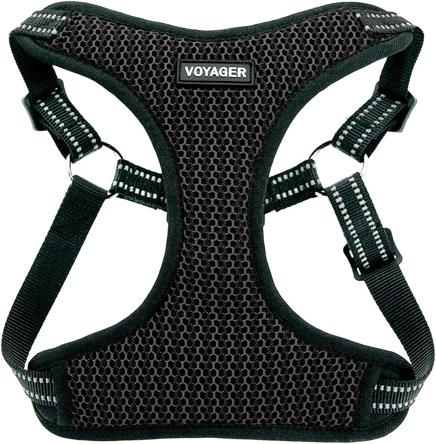 Voyager Adjustable Dog Harness with Reflective Stripes by Best Pet Supplies