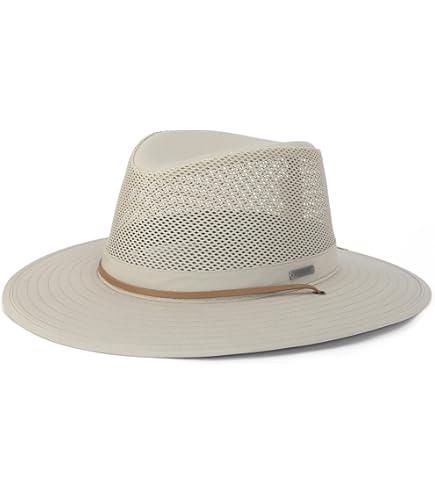 Mesh Safari Hat for Men Soaker Golf Sun Hats Summer Wide Brim