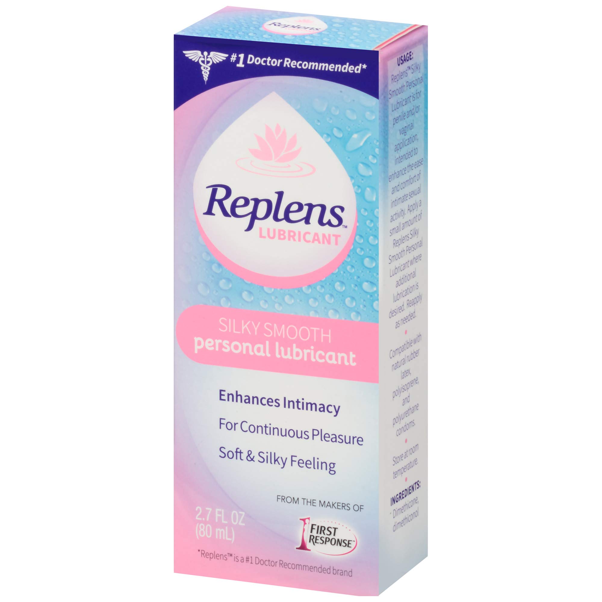Galleon Replens Silky Smooth Personal Lubricant 2.7 Fl Oz Bottle