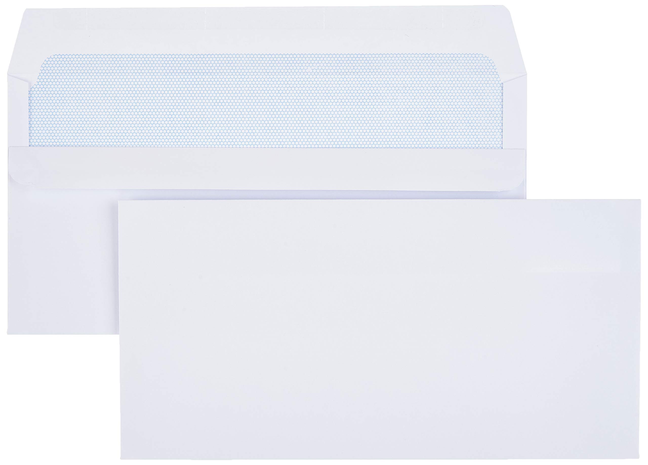 Amazon Basics Self-Seal DL Envelopes, White, 100 gsm, 500 Pack