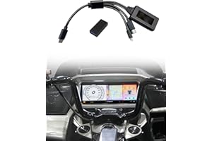 Motorcycle Wireless Carplay Adapter for 2023-after Harley 121 CVO, 2024-after 117CVO Touring Street Glide Road Glide with iPh