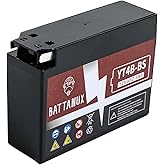 Battanux YT4B-BS Battery &amp; Motorcycle Battery, Sealed SLA/AGM 12V2.3Ah ATV/UTV/Snowmoble/Motor bike Battery Maintenance Free &amp; No tools for installation &amp; Advanced Technology &amp; Environmental