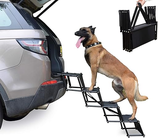 steps for dogs to get in car