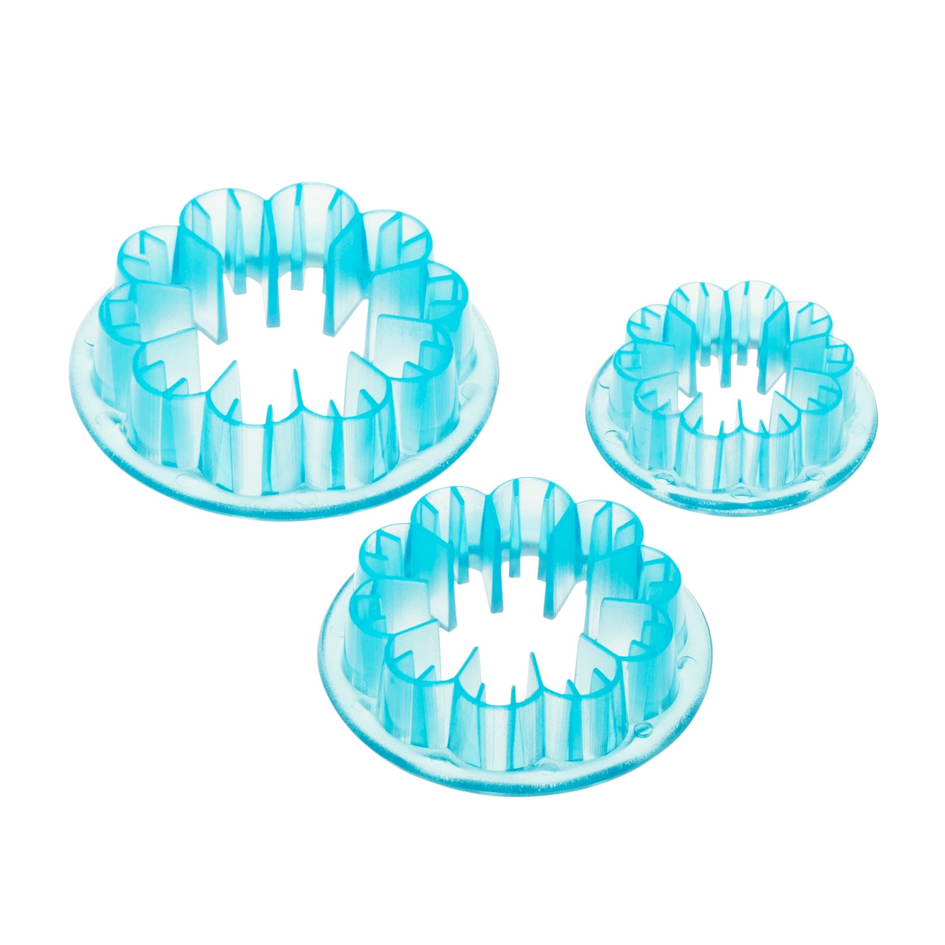 Ateco Carnation Dough and Sugar Paste Cutters, Graduated 3 Piece Set