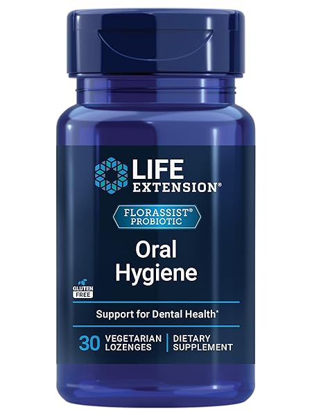 LIFE EXTENSION FLORASSIST ORAL HYGIENE – PROBIOTIC, PROMOTES OVERALL ORAL HEALTH – GLUTEN-FREE, VEGETARIAN – 30 LOZENGES