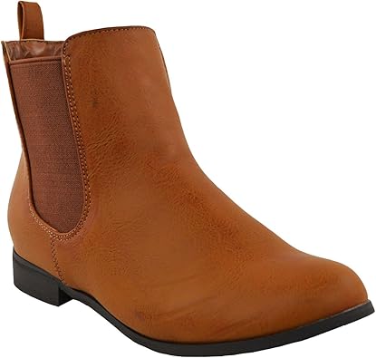 ladies pull on ankle boots