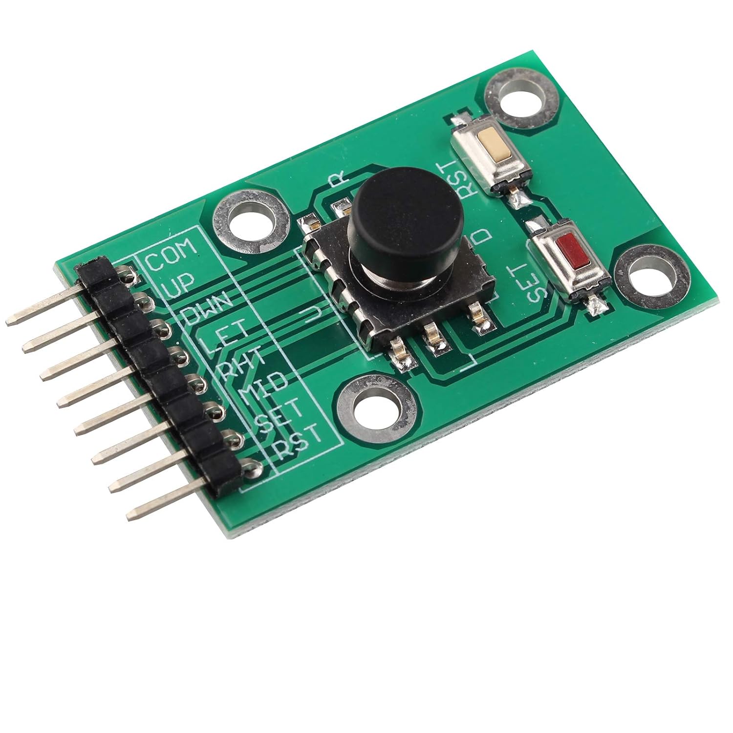 HALJIA 5Pcs Five Direction Navigation Button Module DIY Electronic PCB Board for MCU AVR Game 5D Rocker Joystick Independent Keyboard Switch Button Single Chip Compatible with Arduino Module - Image 3