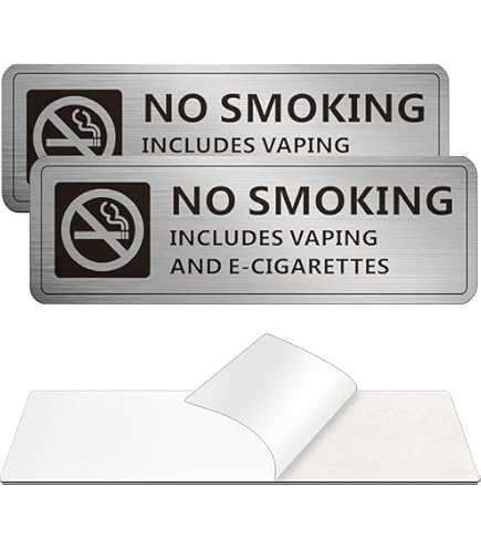 Amazon.com: Vintage Style No Smoking Aluminum Sign, Retro Design