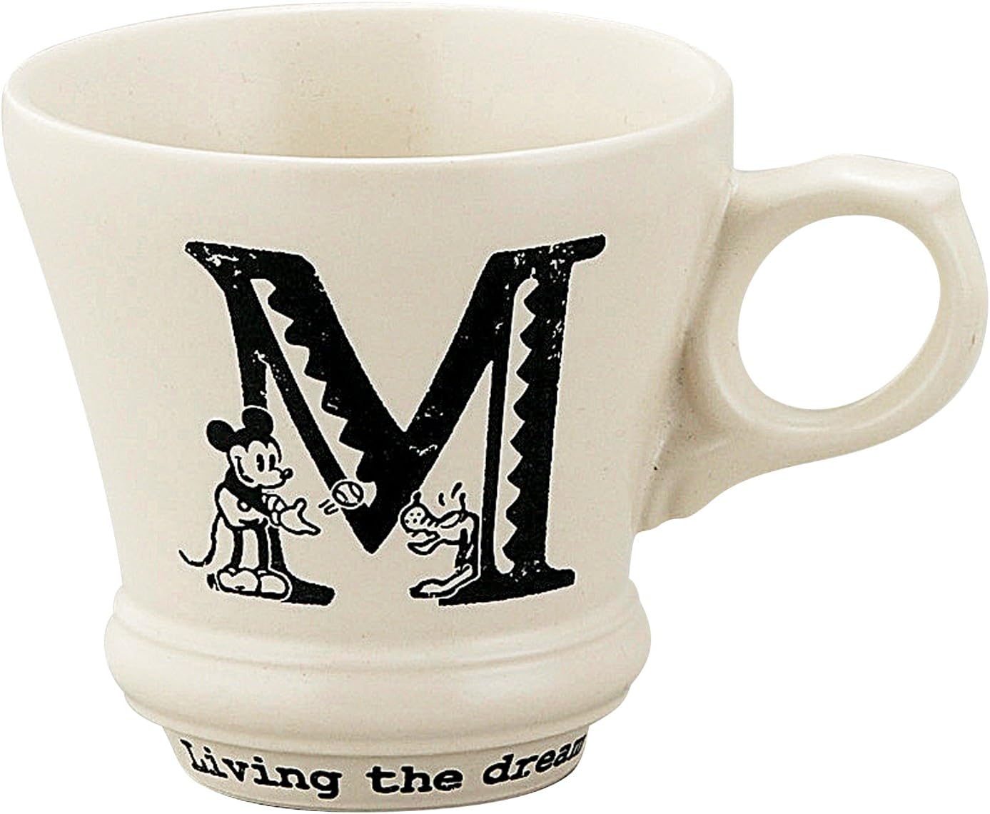 Amazon Co Jp ディズニー アンティーク イニシャル マグ 化粧箱入 M 3216 05 ホーム キッチン