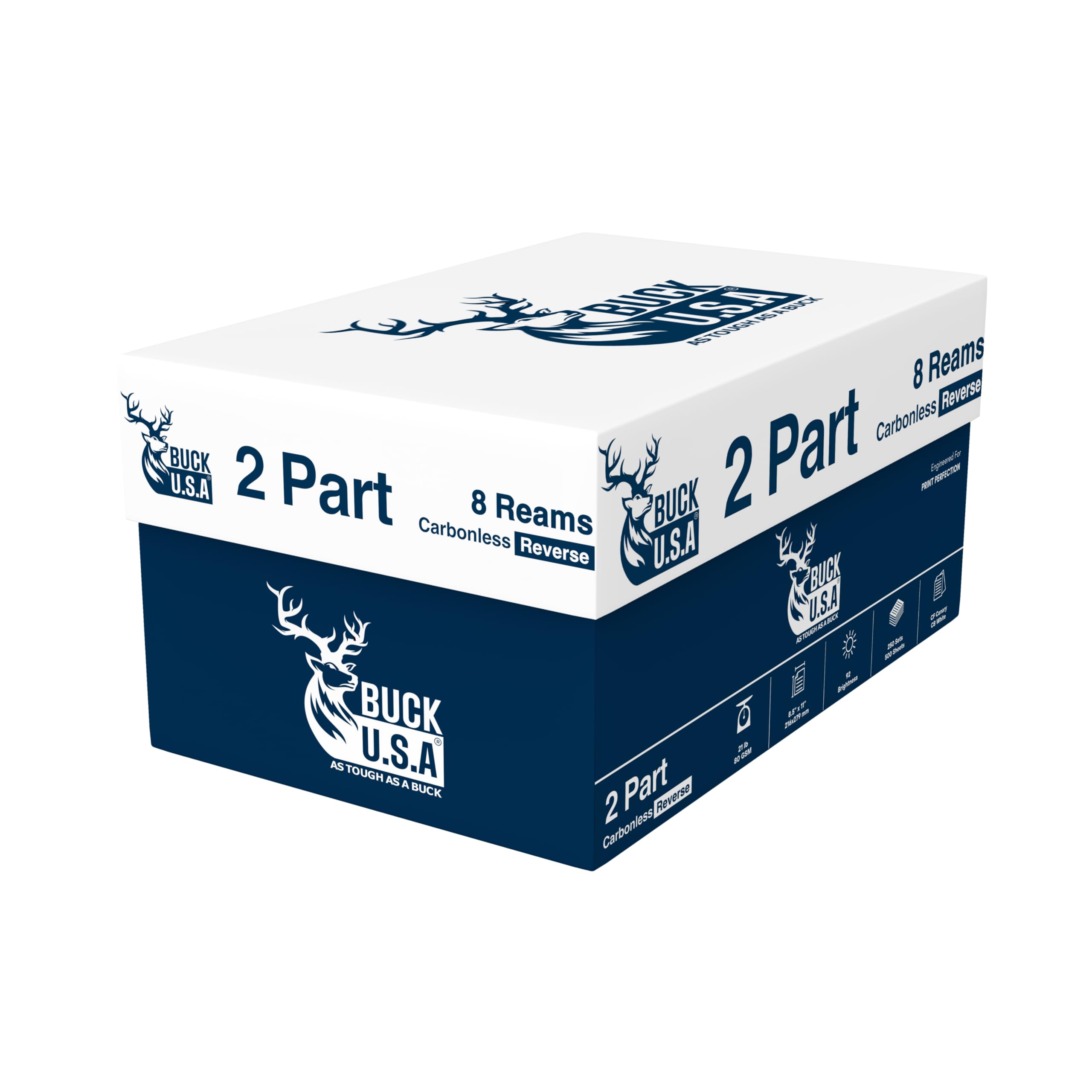 2 Part Reverse NCR Carbonless Paper (5887), 8.5" x