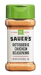 Sauer's Rotisserie Chicken Seasoning, 3.10 Ounce