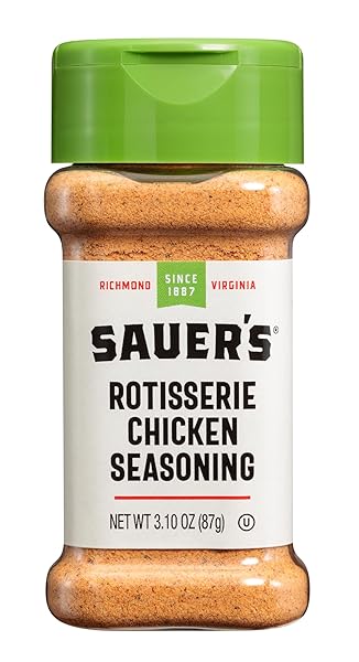 SAUER’S ROTISSERIE CHICKEN SEASONING, 3.10 OUNCE (PACK OF...