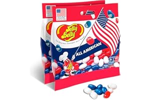 TARAORYX Jelly Belly Patriotic Candy, Fruit Flavored Jelly Beans, American Candy, 2 pack, 3.5 oz each