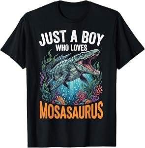 Just A Boy Who Loves Mosasaurus T-Shirt