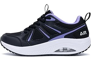 AOV Women Arch Support Walking Shoes Orthotic Sneakers for Plantar Fasciitis Foot and Heel Pain Relief Tennis Shoes, Size 5.5-11