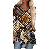 Mardi Gras Shirts for Women: Tuesday Carnival Shirt Funny Mask Graphic Tee V Neck Long Sleeve Shirt Party Tops