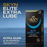 SKYN Elite Extra Lube Condoms Pack of 10 Ultra-Thin Lubricated Latex-Free view 2