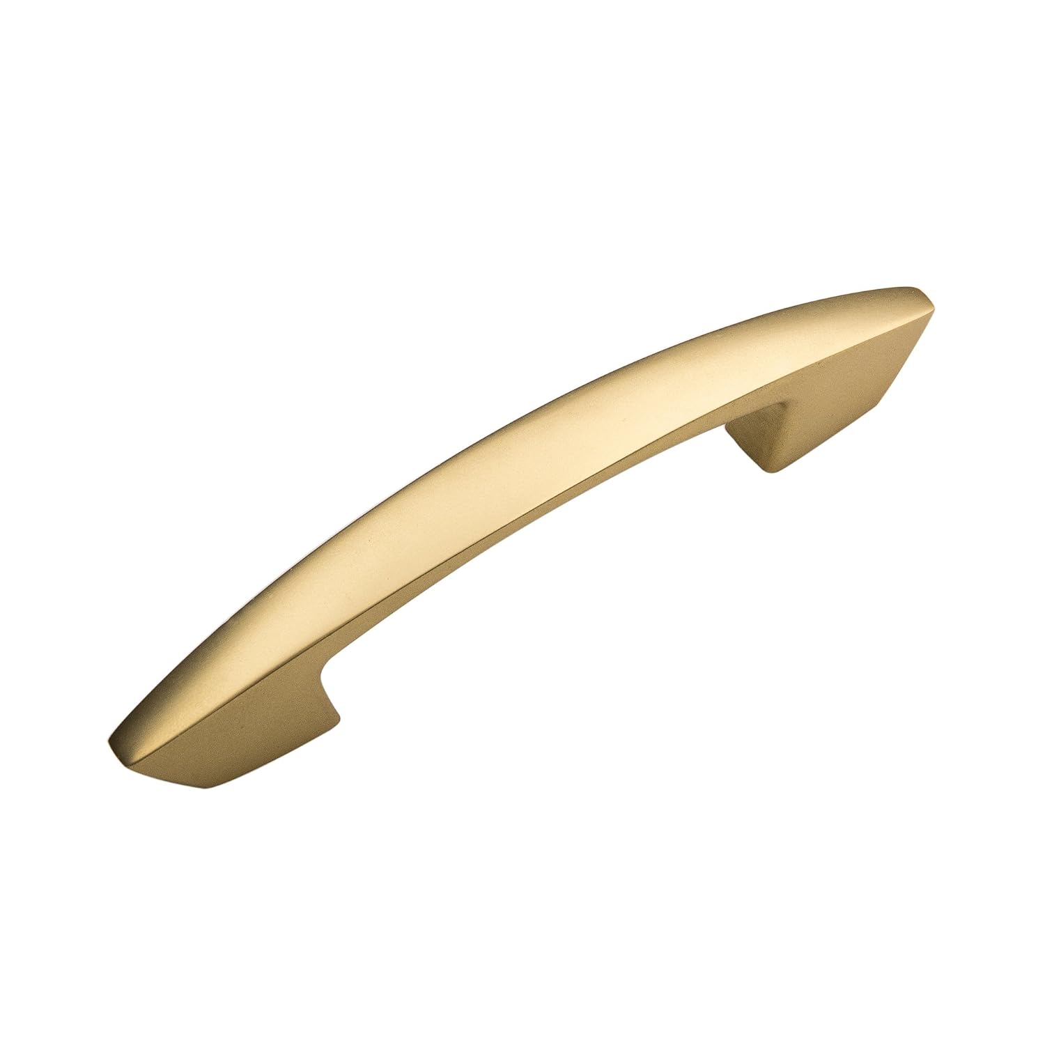 Hickory Hardware HH74561-FUB Velocity Pull, 3 Inch and 3-3/4 Inch (96mm) Center to Center, Flat Ultra Brass