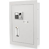 Viking Security Safe VS-52BLXW Hidden Wall Biometric Safe | Heavy Duty Fingerprint Access