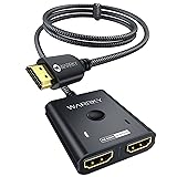 HDMI Switch 2 in 1 Out 4K@60Hz, WARRKY 【3.3ft