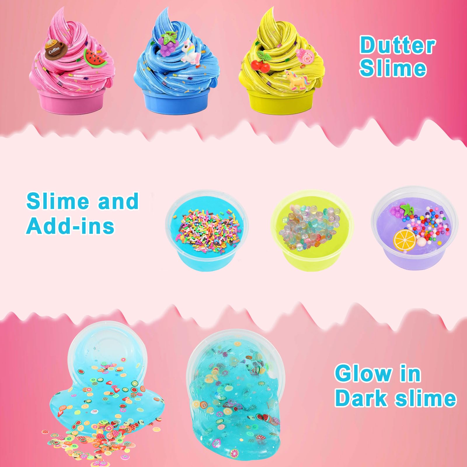 160 Pack Slime Accessories Kit for Kids – Slime Mix-Ins Craft Supplies (Charms, Glitter, Foam Balls, Sequins) – No Slime or Glue Included