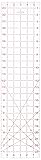 Fiskars Sewing Ruler, 6" x 24" Acrylic Ruler with