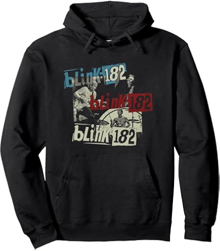 Amazon.com: Official Blink-182 One More Time Portrait Pullover