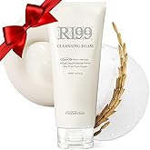 NATURECLASS R199 Rice Enzyme Cleansing Foam – Deep Cleanser for Sensitive Skin, Blackhead & Pore Care, Double Cleansing, Aloe & Hyaluronic Acid, Korean Skin Care, Fragrance Free, 5.07 fl oz