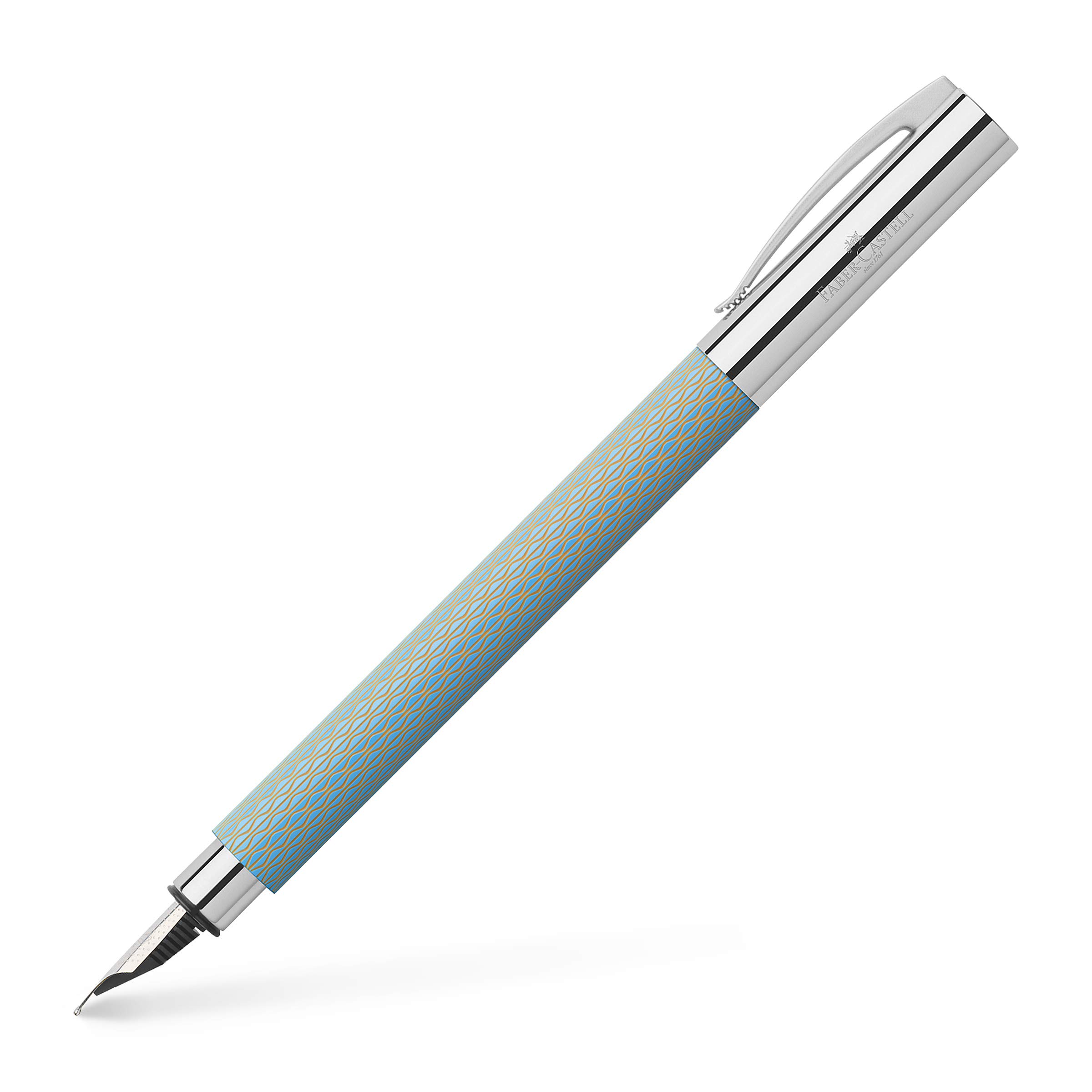 Faber-Castell Ambition OpArt 147002 Fountain Pen EF Nib Sky Blue