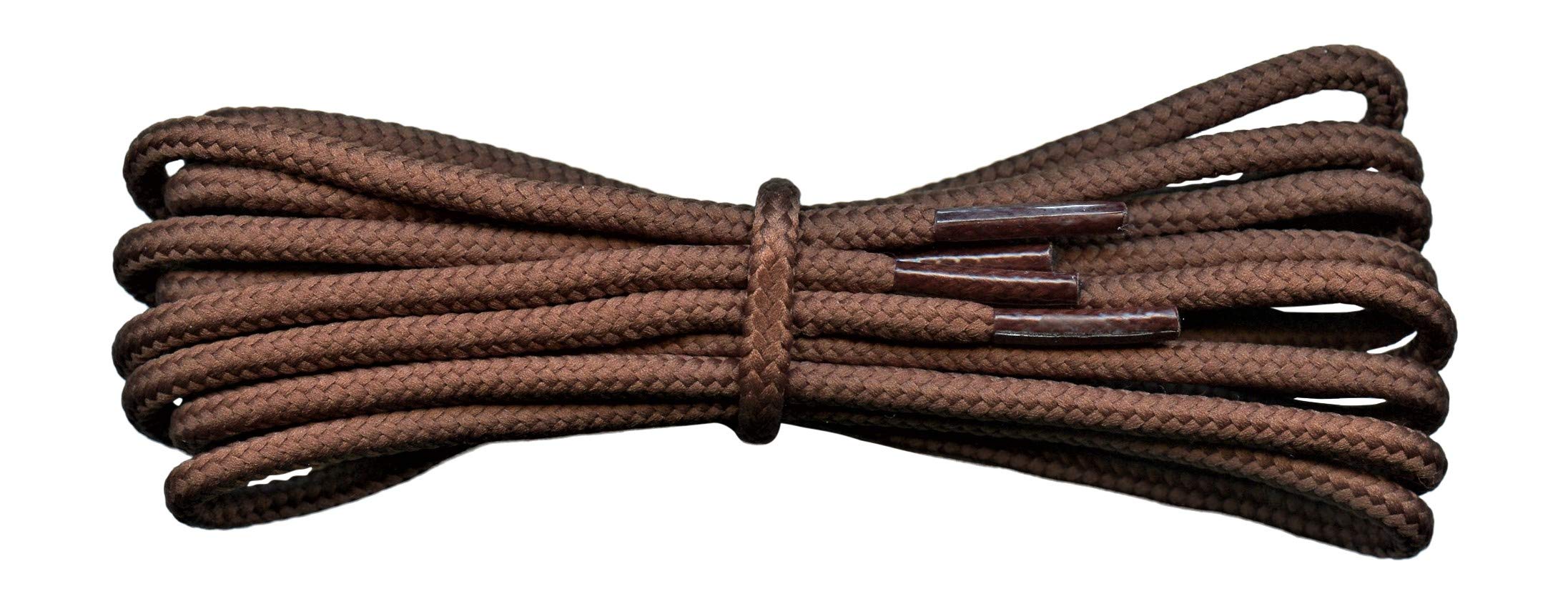 4 mm Round Strong Boot Laces - ideal for walking and hiking boots Dr Martens - Lengths from 60 to 240 cm - Made in England