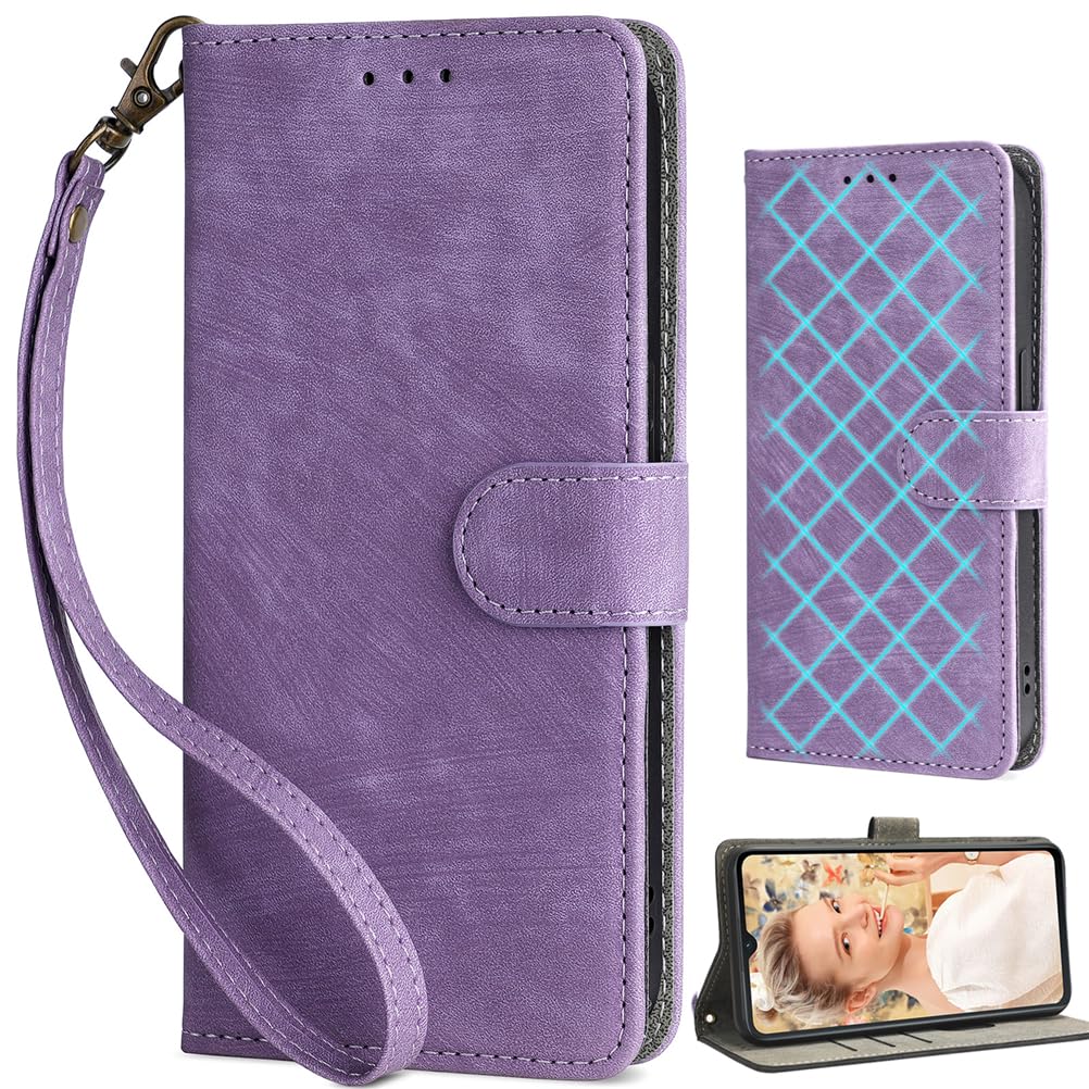 BAILI RFID Blocking Case for Oukitel C50, Kickstand, RFID Wallet Case for Oukitel C50-04